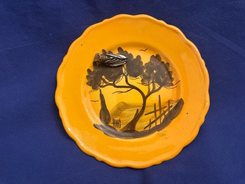 Vintage keramik teller french - vintage,