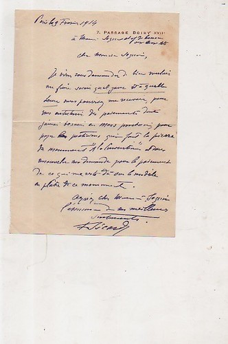 Briefe von françois sicard - von,