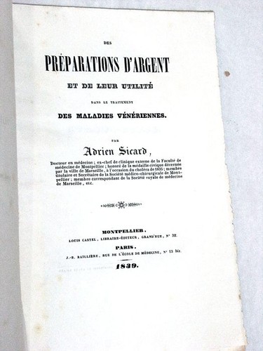 Altes buch präparate silber - buch,
